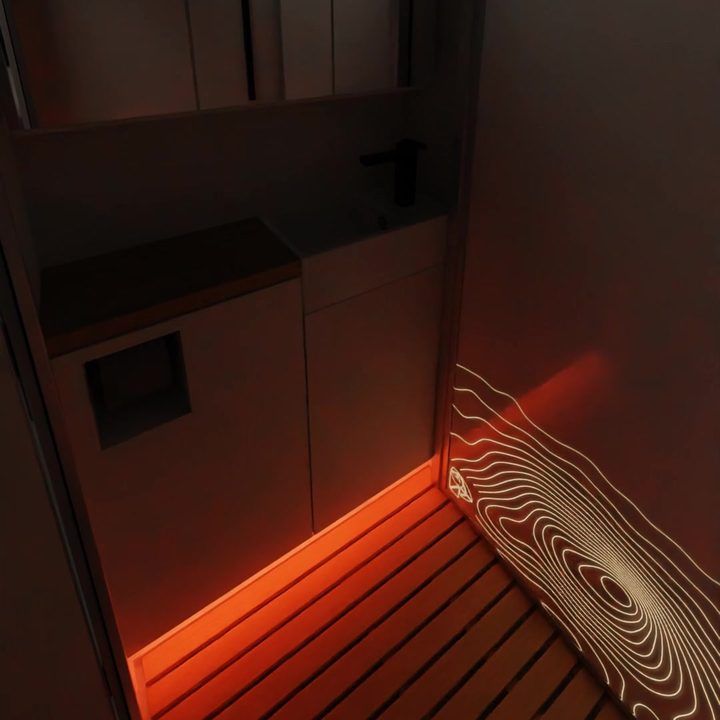 Instagram reel: the bathroom lighting scenes