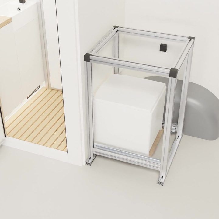 Instagram: the aluminium toilet slide frame